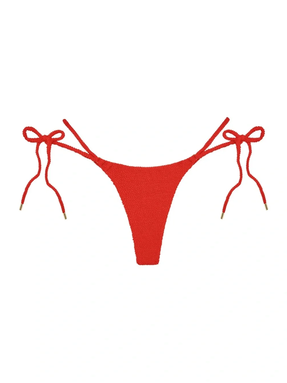 NWT Monday Swimwear Hanalei Bottom - Chili Pepper Crinkle
